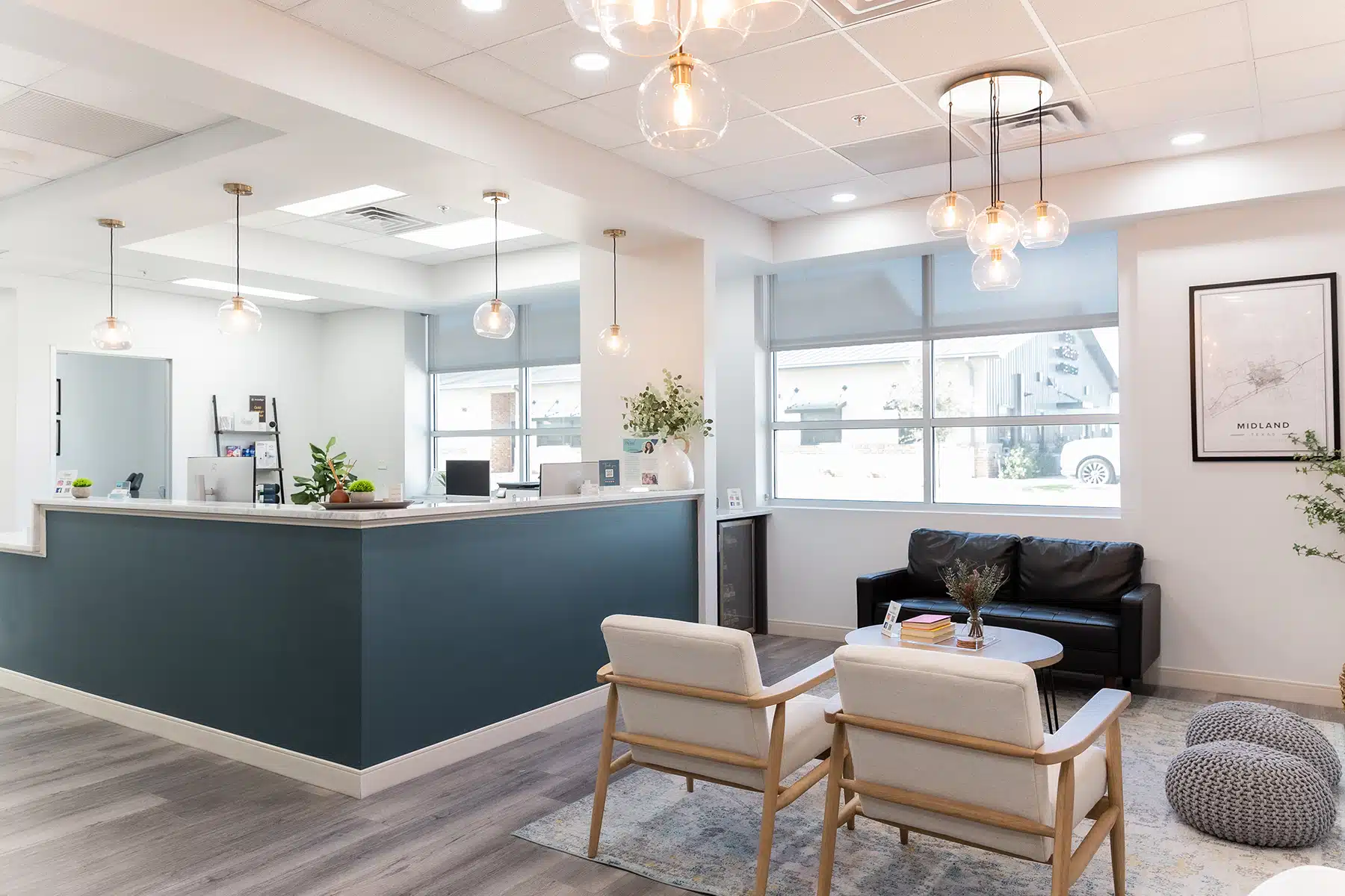 The front desk at Refined Orthodontics