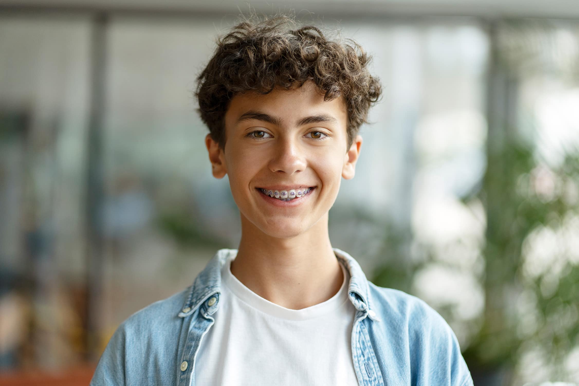 young man with braces in Midland, TX